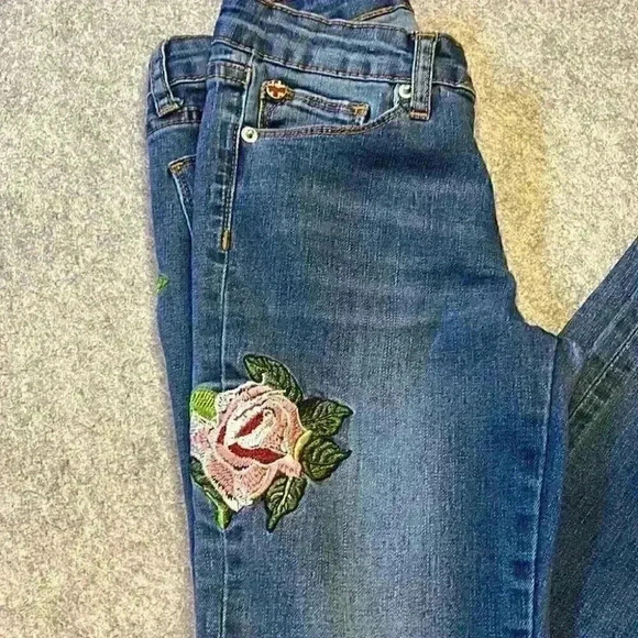 Children's Hudson Embroidered Denim, Adjustable Waist. - Picture 3 of 15